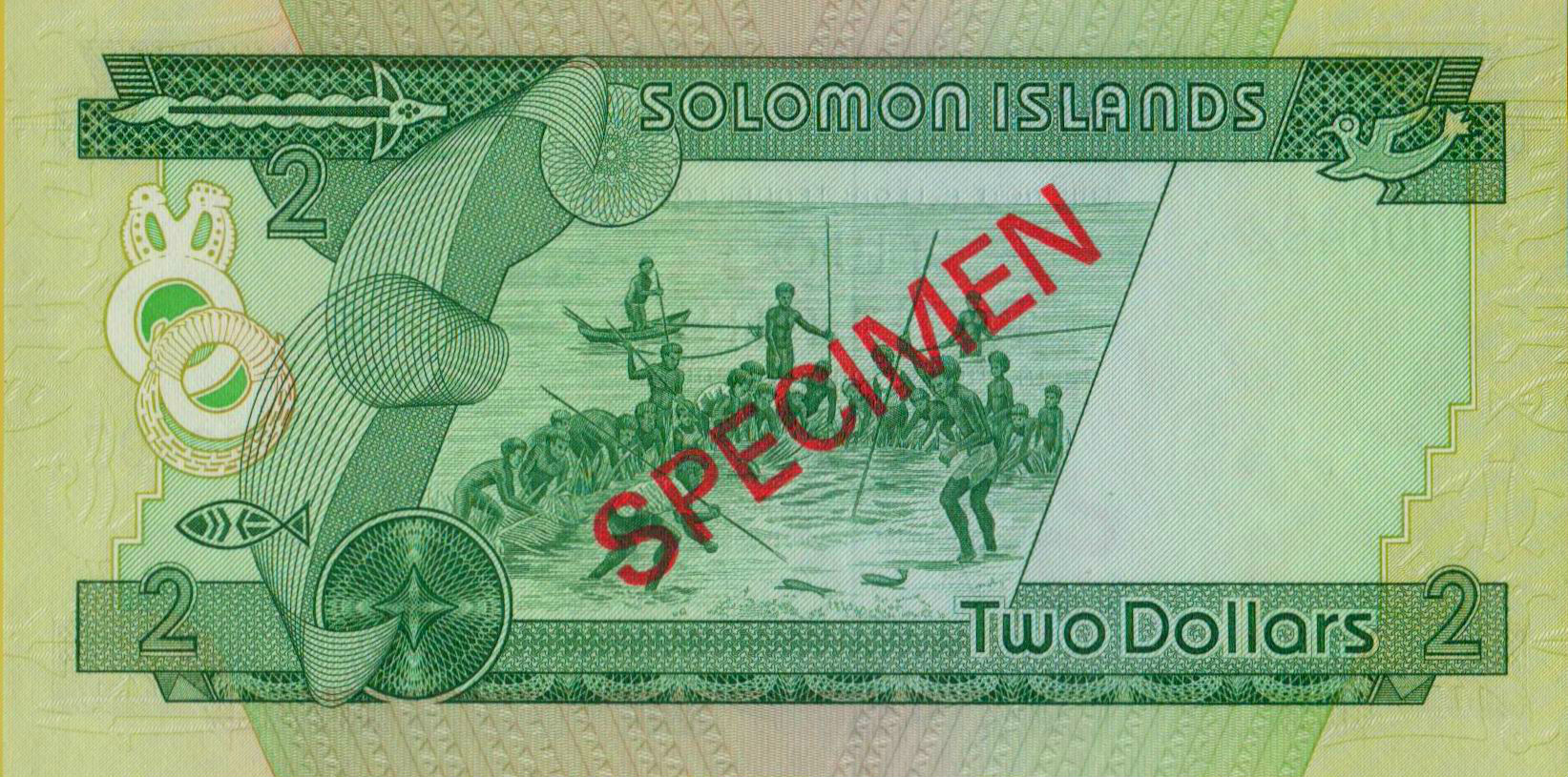 Solomon Islands 2 1977 UNC P-5/s [Specimen]